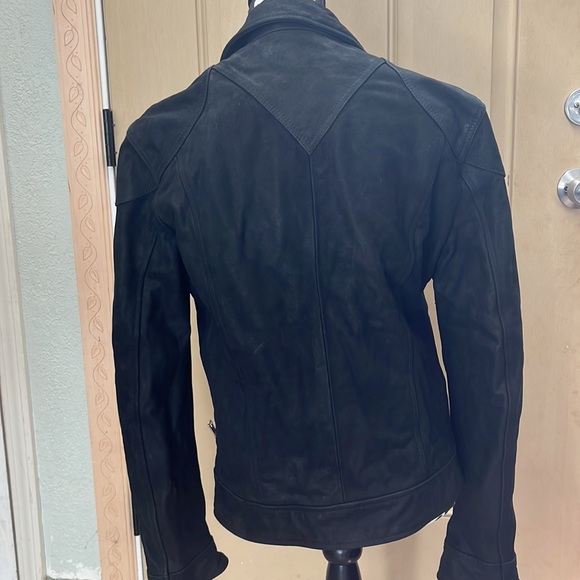 ORCIANI  LEATHER  JACKET SIZE 40 - Picture 6 of 10